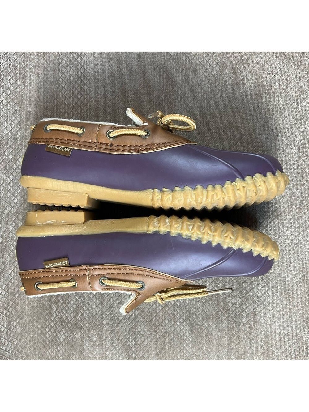JBU Sport Women’s Purple Gwen Slip On Duck Shoes size size 6 EUC - Picture 3 of 12